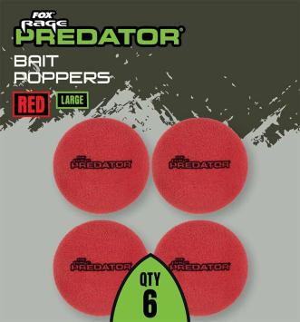 Fox Rage Predator Bait Poppers Red